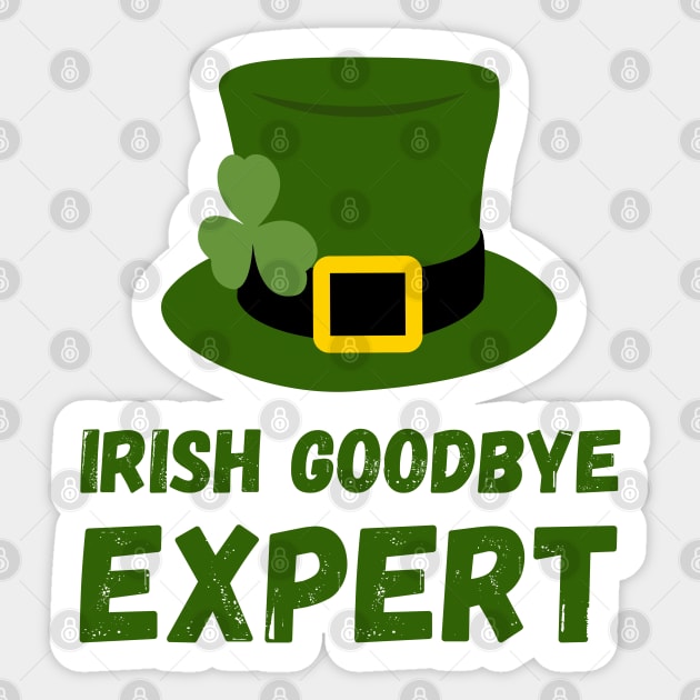 Irish Goodbye Expert Sticker by Cyrensea